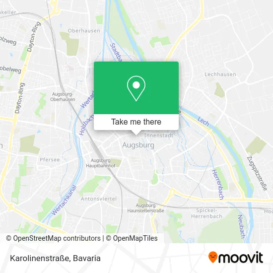 Карта Karolinenstraße