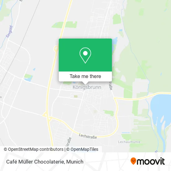 Карта Café Müller Chocolaterie