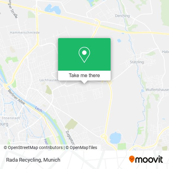 Rada Recycling map