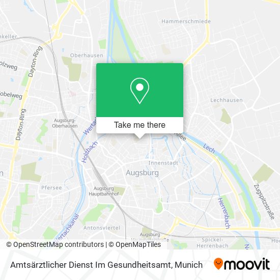 Amtsärztlicher Dienst Im Gesundheitsamt map