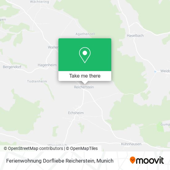Ferienwohnung Dorfliebe Reicherstein map