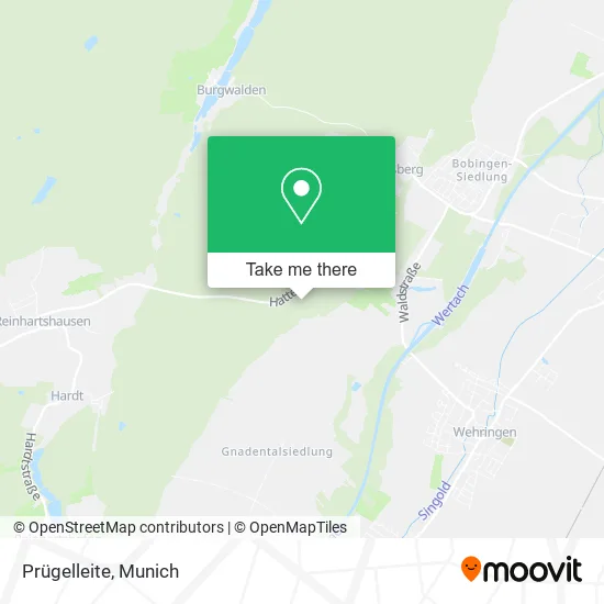 Карта Prügelleite