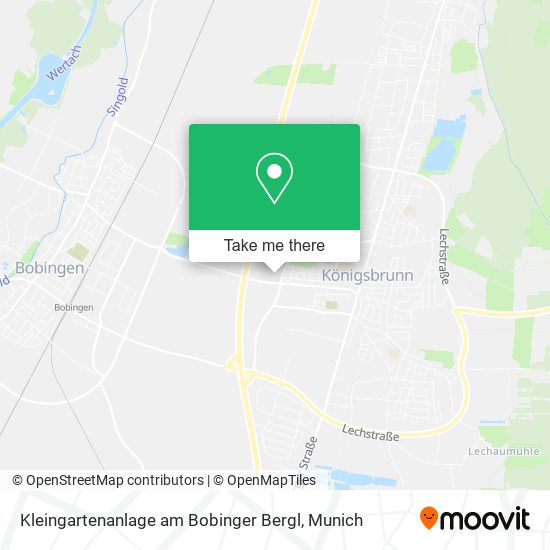 Kleingartenanlage am Bobinger Bergl map