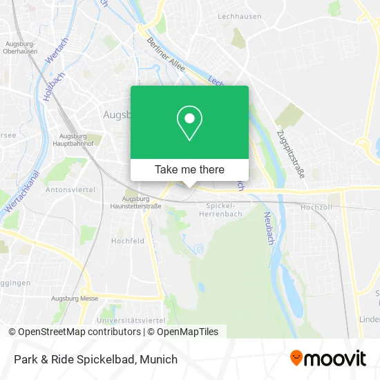 Карта Park & Ride Spickelbad