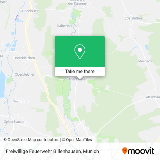 Freiwillige Feuerwehr Billenhausen map
