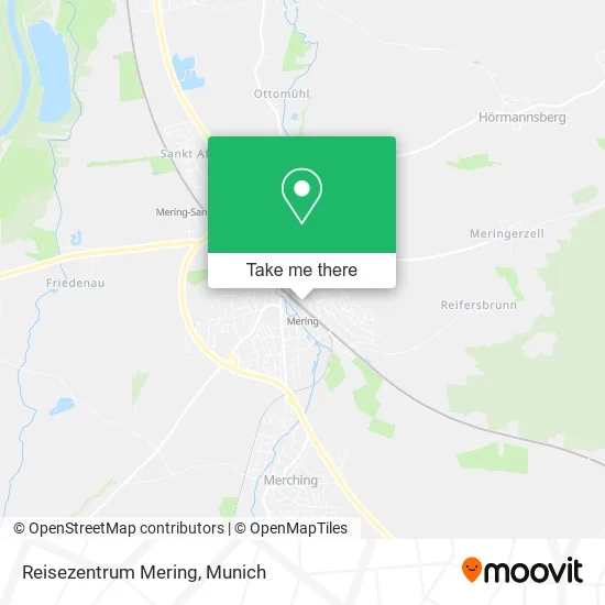 Карта Reisezentrum Mering