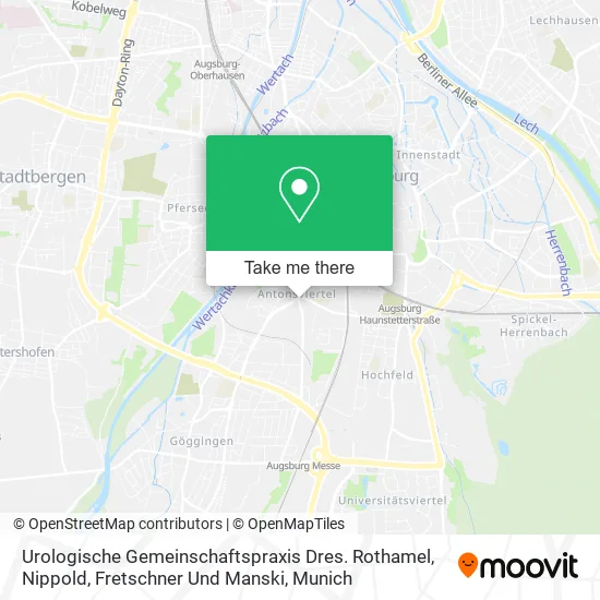Карта Urologische Gemeinschaftspraxis Dres. Rothamel, Nippold, Fretschner Und Manski