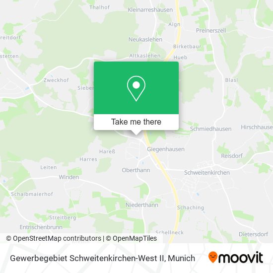 Gewerbegebiet Schweitenkirchen-West II map