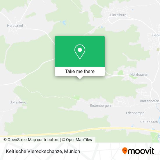 Keltische Viereckschanze map