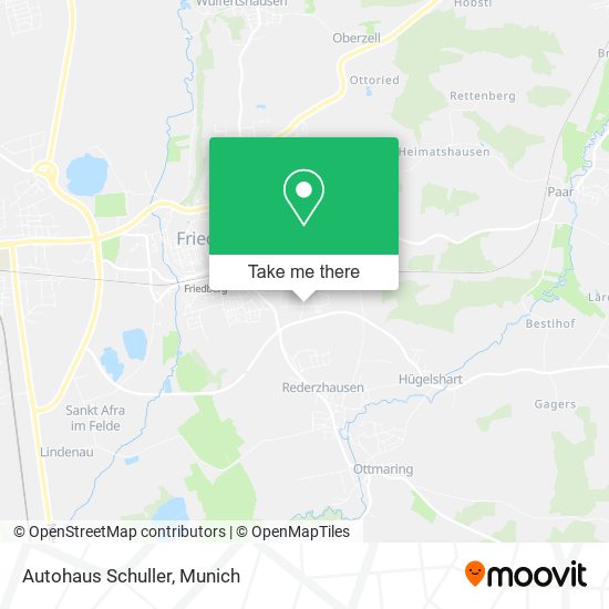 Autohaus Schuller map