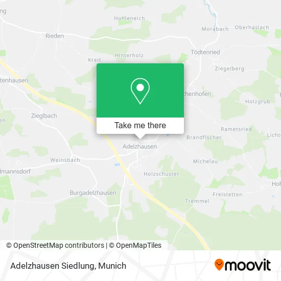 Карта Adelzhausen Siedlung