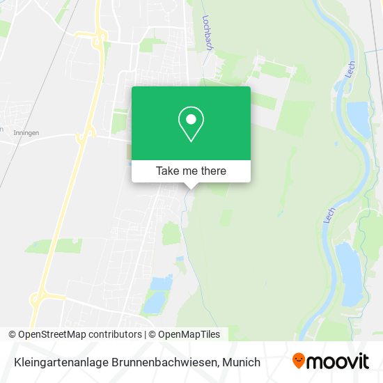 Kleingartenanlage Brunnenbachwiesen map