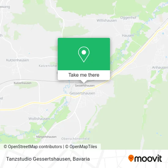 Карта Tanzstudio Gessertshausen