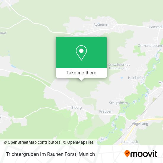 Trichtergruben Im Rauhen Forst map