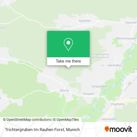 Карта Trichtergruben Im Rauhen Forst