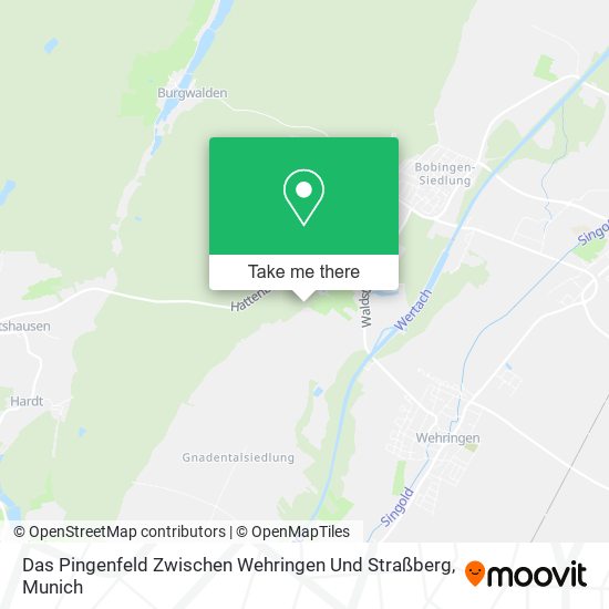 Das Pingenfeld Zwischen Wehringen Und Straßberg map
