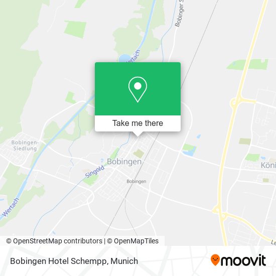 Карта Bobingen Hotel Schempp
