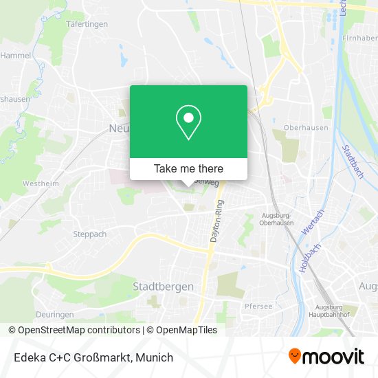 Edeka C+C Großmarkt map