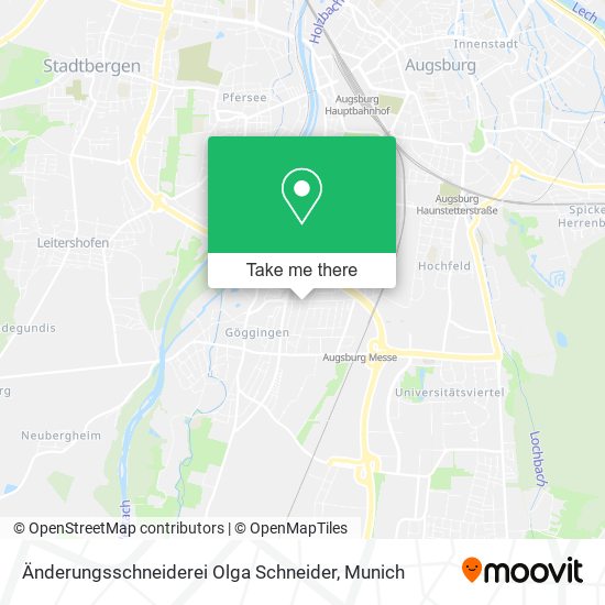 Änderungsschneiderei Olga Schneider map