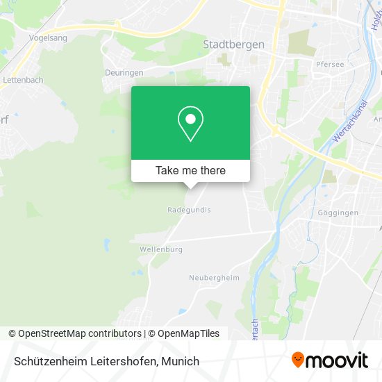 Schützenheim Leitershofen map