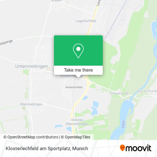 Klosterlechfeld am Sportplatz map