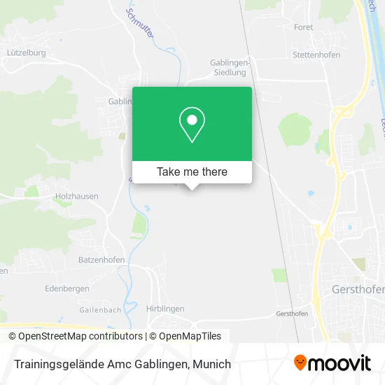 Карта Trainingsgelände Amc Gablingen