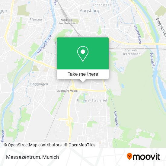 Messezentrum map