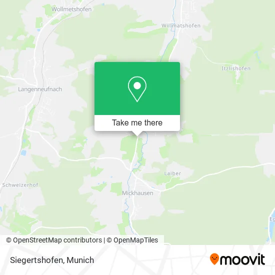 Карта Siegertshofen