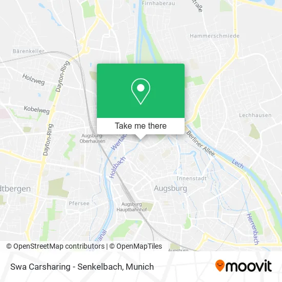 Карта Swa Carsharing - Senkelbach