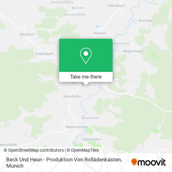 Beck Und Heun - Produktion Von Rollädenkästen map