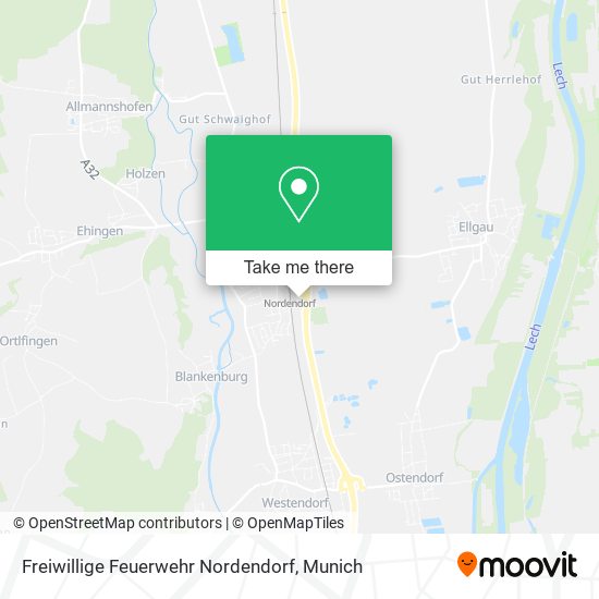 Freiwillige Feuerwehr Nordendorf map