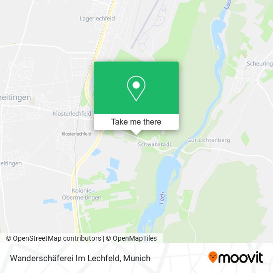 Wanderschäferei Im Lechfeld map