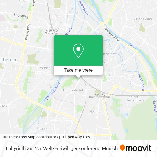 Карта Labyrinth Zur 25. Welt-Freiwilligenkonferenz