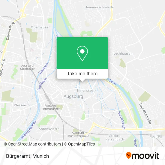 Карта Bürgeramt