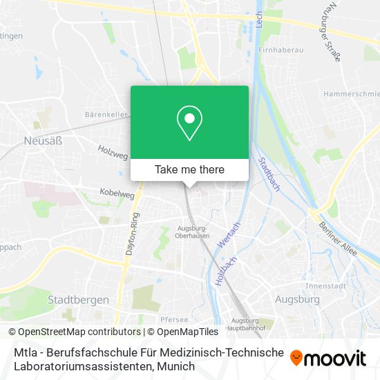 Mtla - Berufsfachschule Für Medizinisch-Technische Laboratoriumsassistenten map