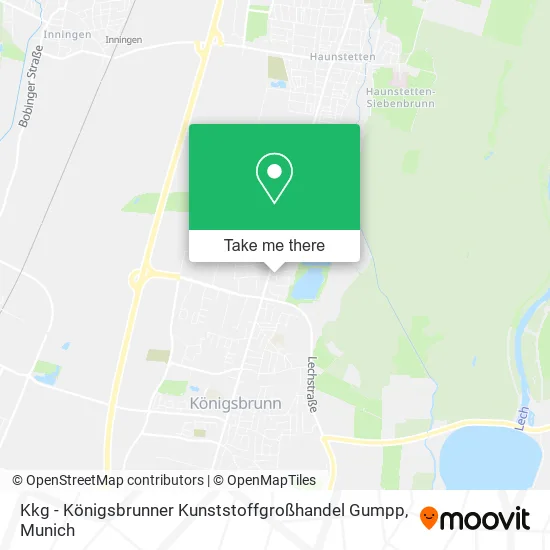 Карта Kkg - Königsbrunner Kunststoffgroßhandel Gumpp