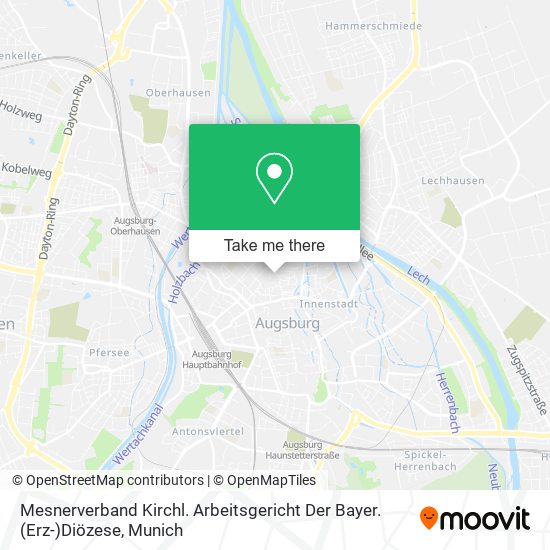 Mesnerverband Kirchl. Arbeitsgericht Der Bayer. (Erz-)Diözese map