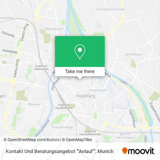 Kontakt Und Beratungsangebot ""Anlauf"" map