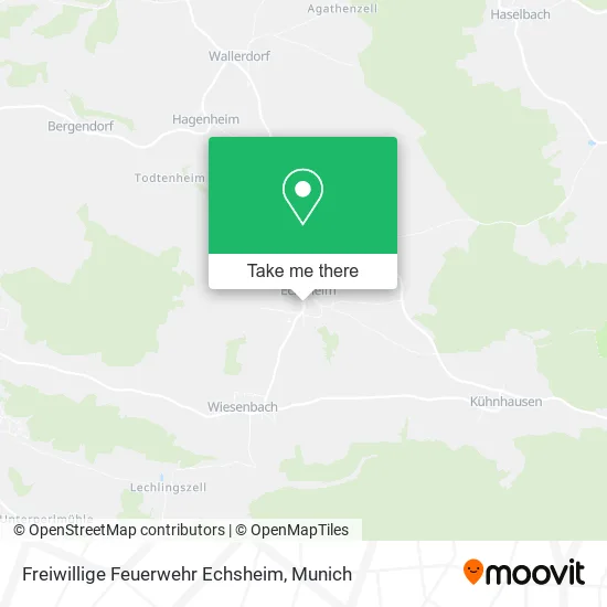 Карта Freiwillige Feuerwehr Echsheim