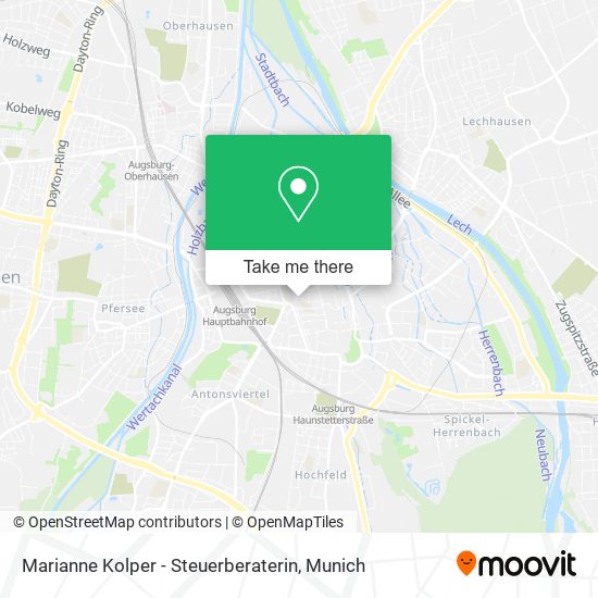 Marianne Kolper - Steuerberaterin map