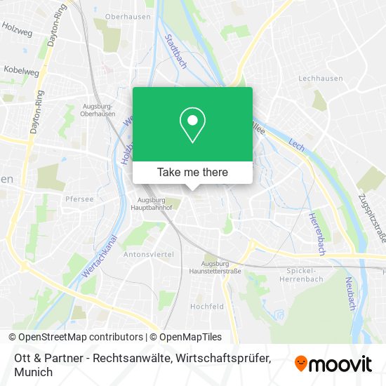 Ott & Partner - Rechtsanwälte, Wirtschaftsprüfer map