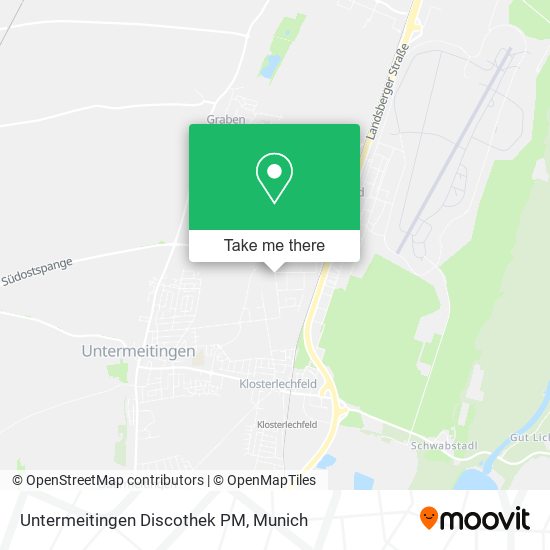 Untermeitingen Discothek PM map