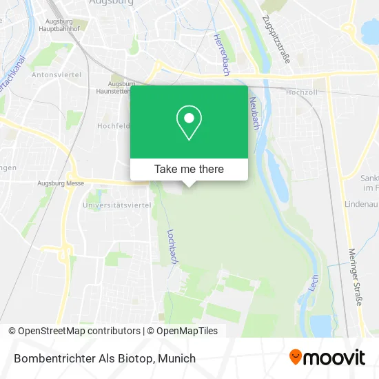 Карта Bombentrichter Als Biotop