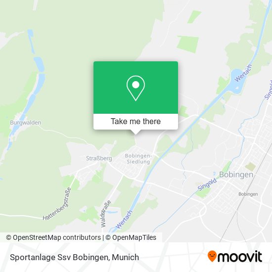 Sportanlage Ssv Bobingen map