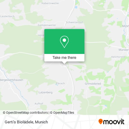 Gerti's Biolädele map