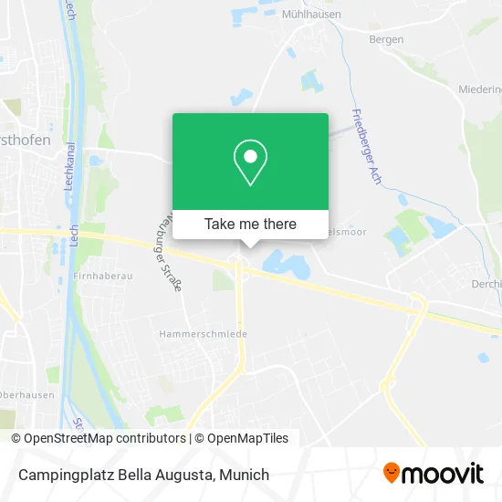 Карта Campingplatz Bella Augusta