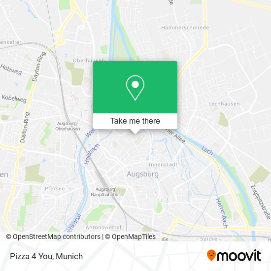 Pizza 4 You map