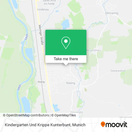 Карта Kindergarten Und Krippe Kunterbunt