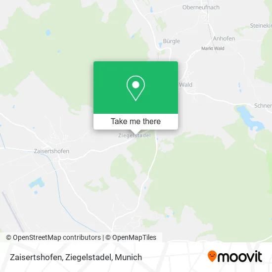 Карта Zaisertshofen, Ziegelstadel