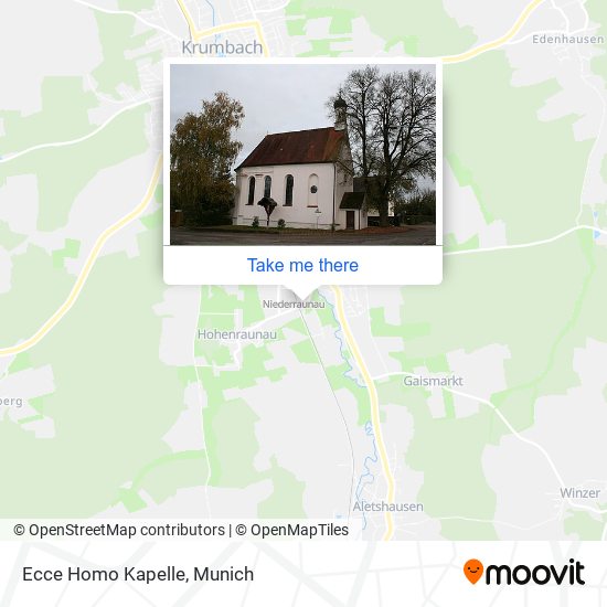 Карта Ecce Homo Kapelle